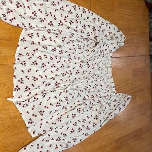 Rose baby doll style shirt